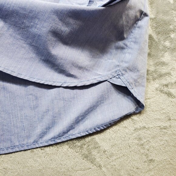 Chef Works Urban Collection Long Sleeve Button Up Chef Shirt Blue Men Sz XL - Picture 9 of 12